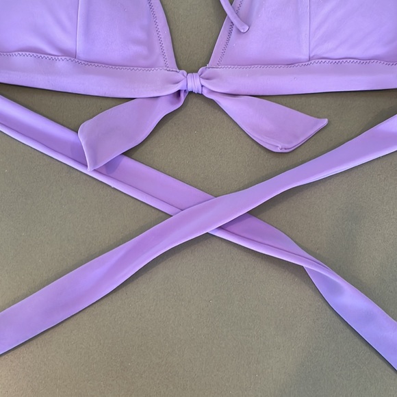 Victoria’s Secret adjustable triangle lavender top - Picture 3 of 6